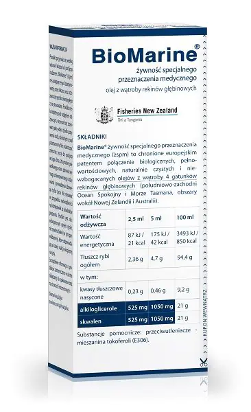 „BioMarine 1140“, giliavandenių ryklių kepenų taukai, skystas