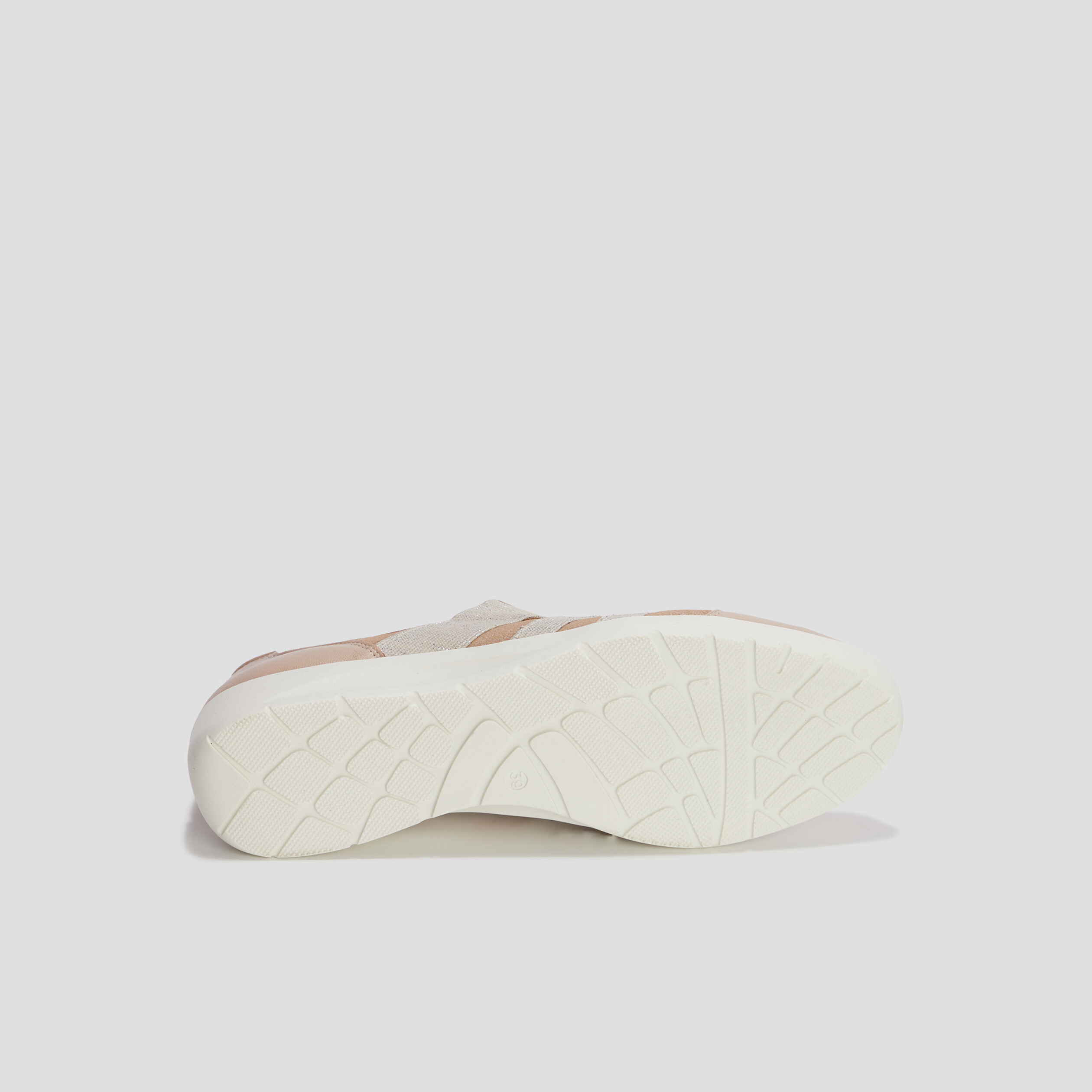 Derbies zippées pied large sable femme | La Halle