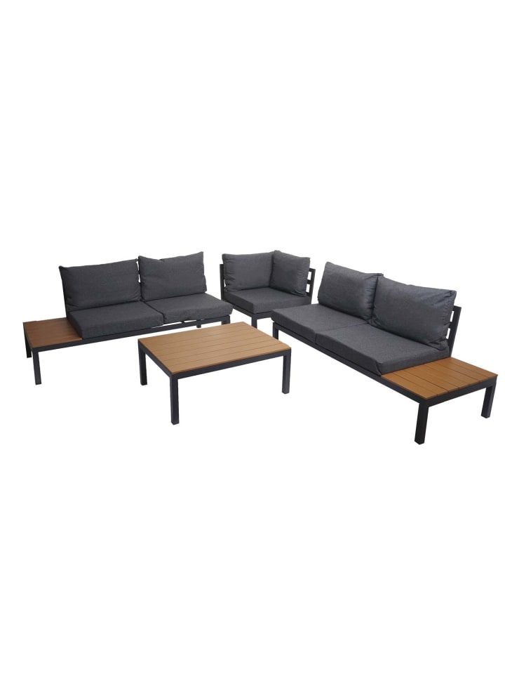 MCW Garten Garnitur H54b, Polster dunkelgrau günstig kaufen onesize