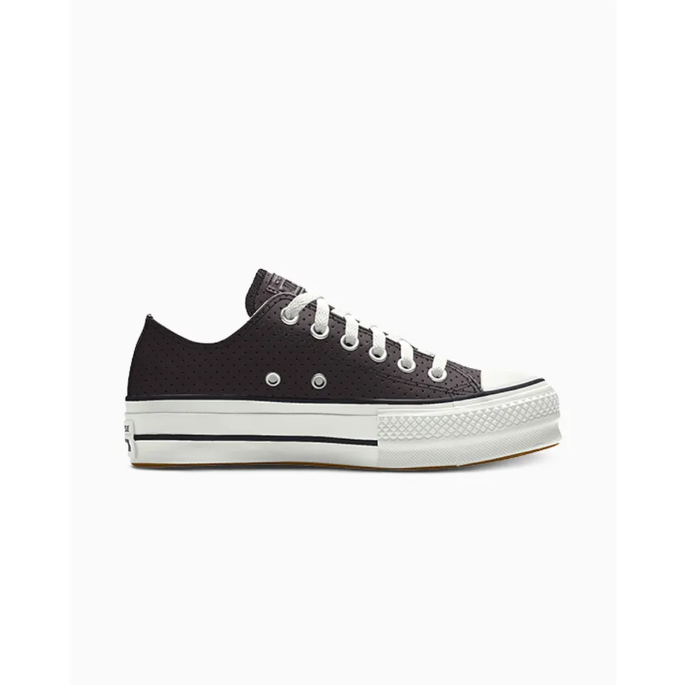 Converse Custom Chuck Taylor All Star Lift Platform Leather By You 173159CSP24_BLACK_P / schwarz