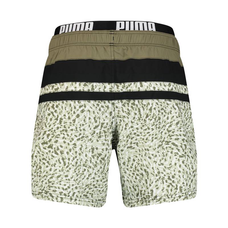 PUMA Swim Heritage Stripe Mid Badehose Funktionsunterhose Herren