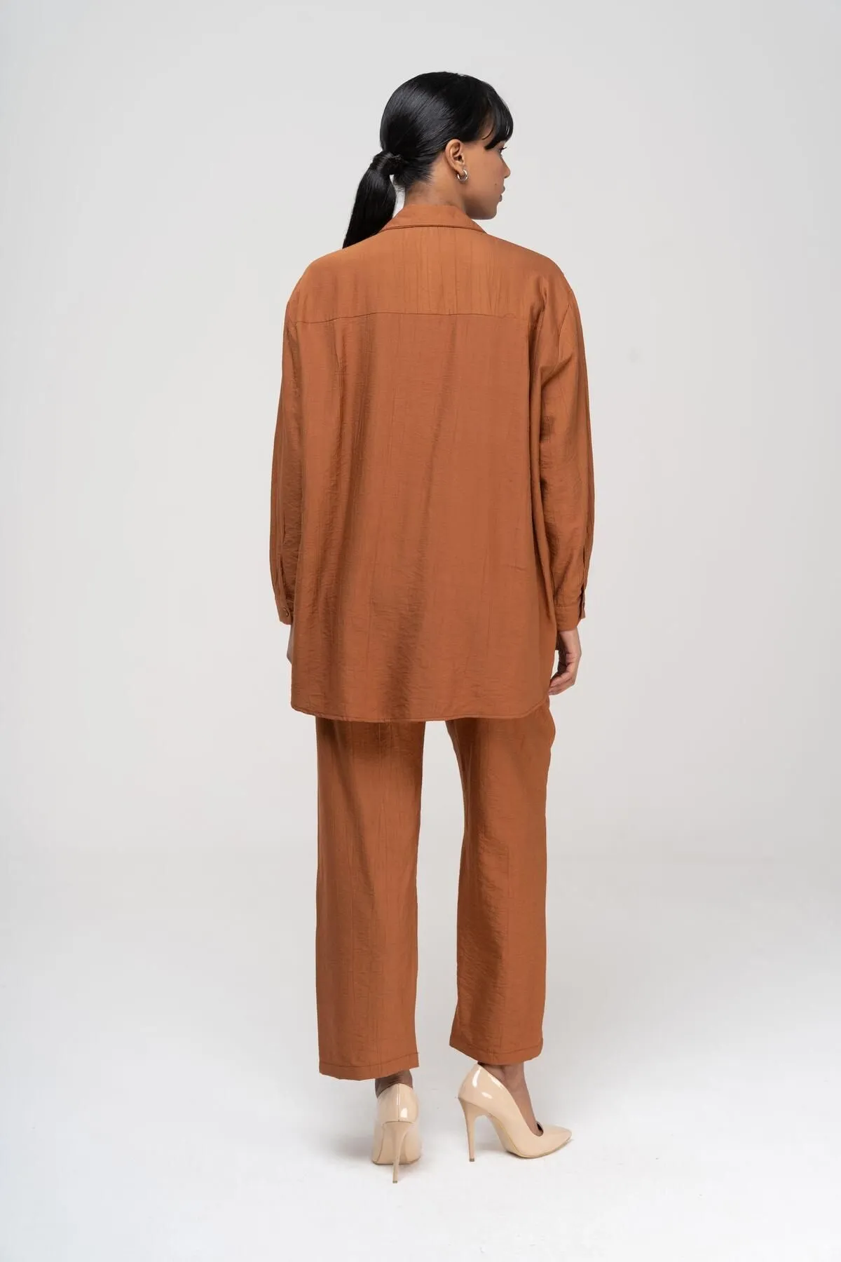 Olcay  Tuniği Hosenset mit Steindetail und elastischer Taille, ZIMT, 9222-TK