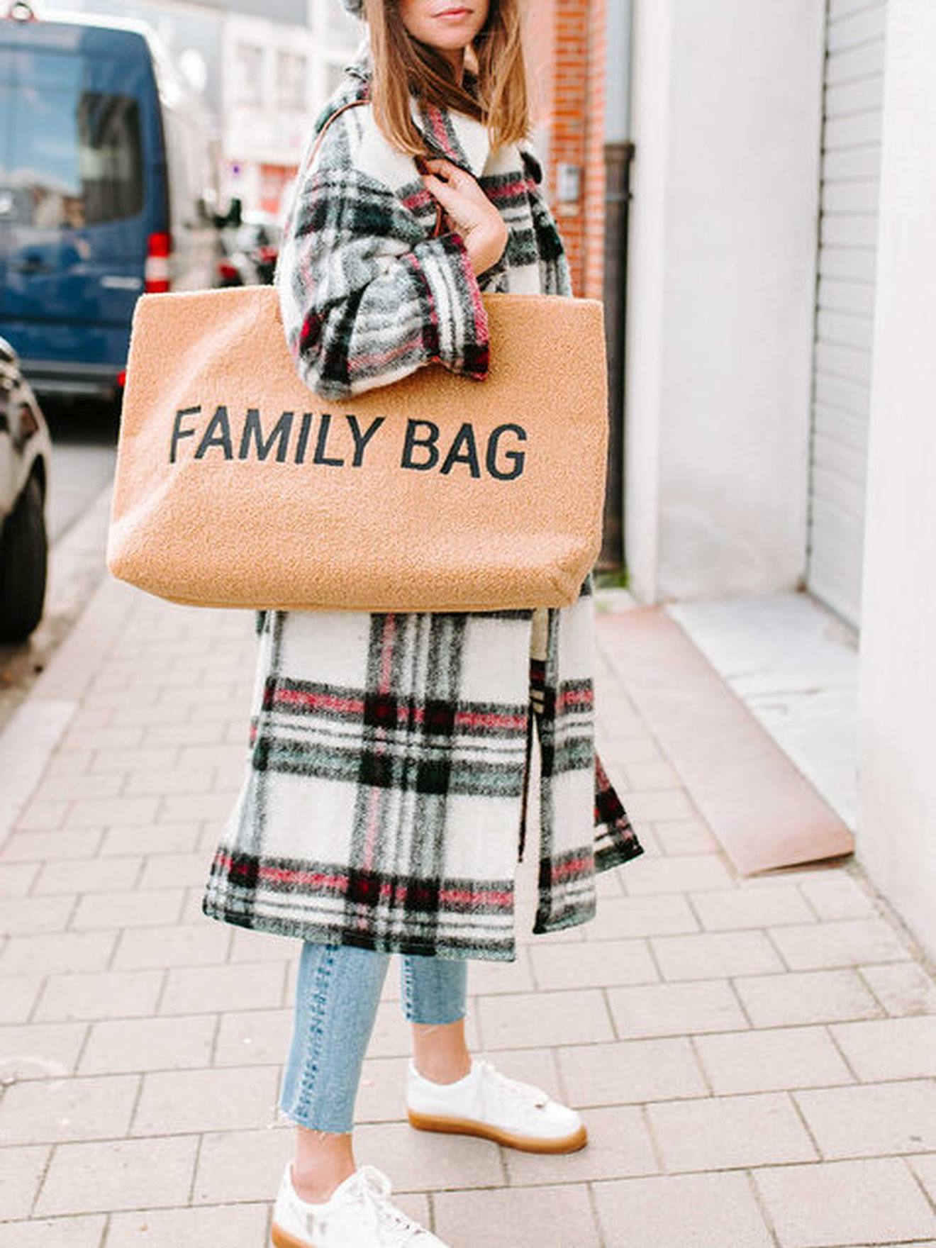 Childhome Wickeltasche FAMILY BAG CHILDHOME - beige