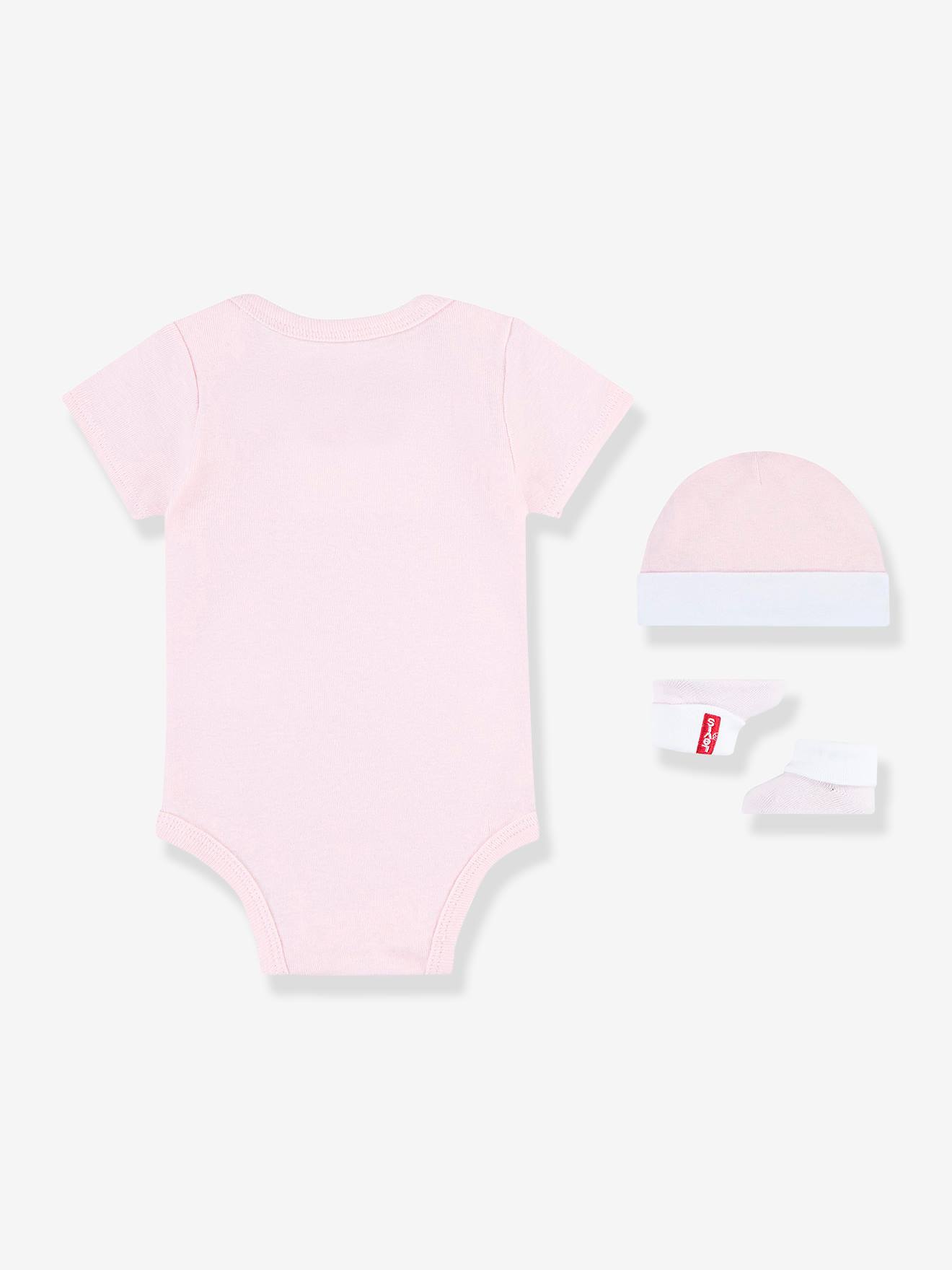 Levis Baby-Set: Body, Mütze & Schühchen BATWING Levi's - himmelblau