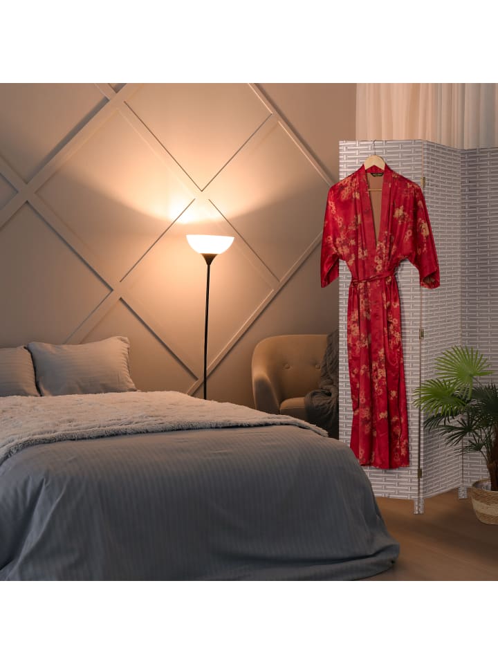relaxdays Paravent in Grau/ Weiß - (B)160 x (H)170 cm günstig kaufen onesize