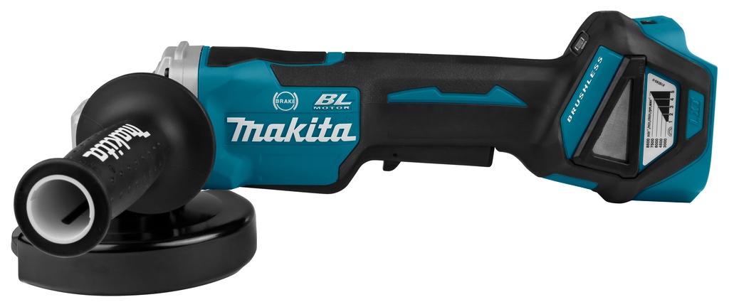 Makita DGA518ZJU Γωνιακός τροχός 18V 125 mm (AWS) με φρένο. Σε κουτί M, εξαιρούνται οι μπαταρίες και ο φορτιστής.