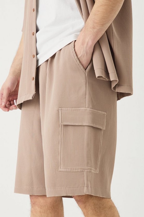 Tall Cargo-Shorts mit elastischem Bund