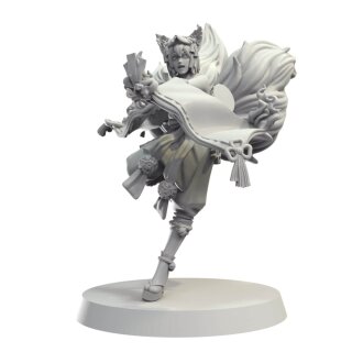 Eldfall Chronicles - Miniatures - Single Model - Kitsune Spellmaiden