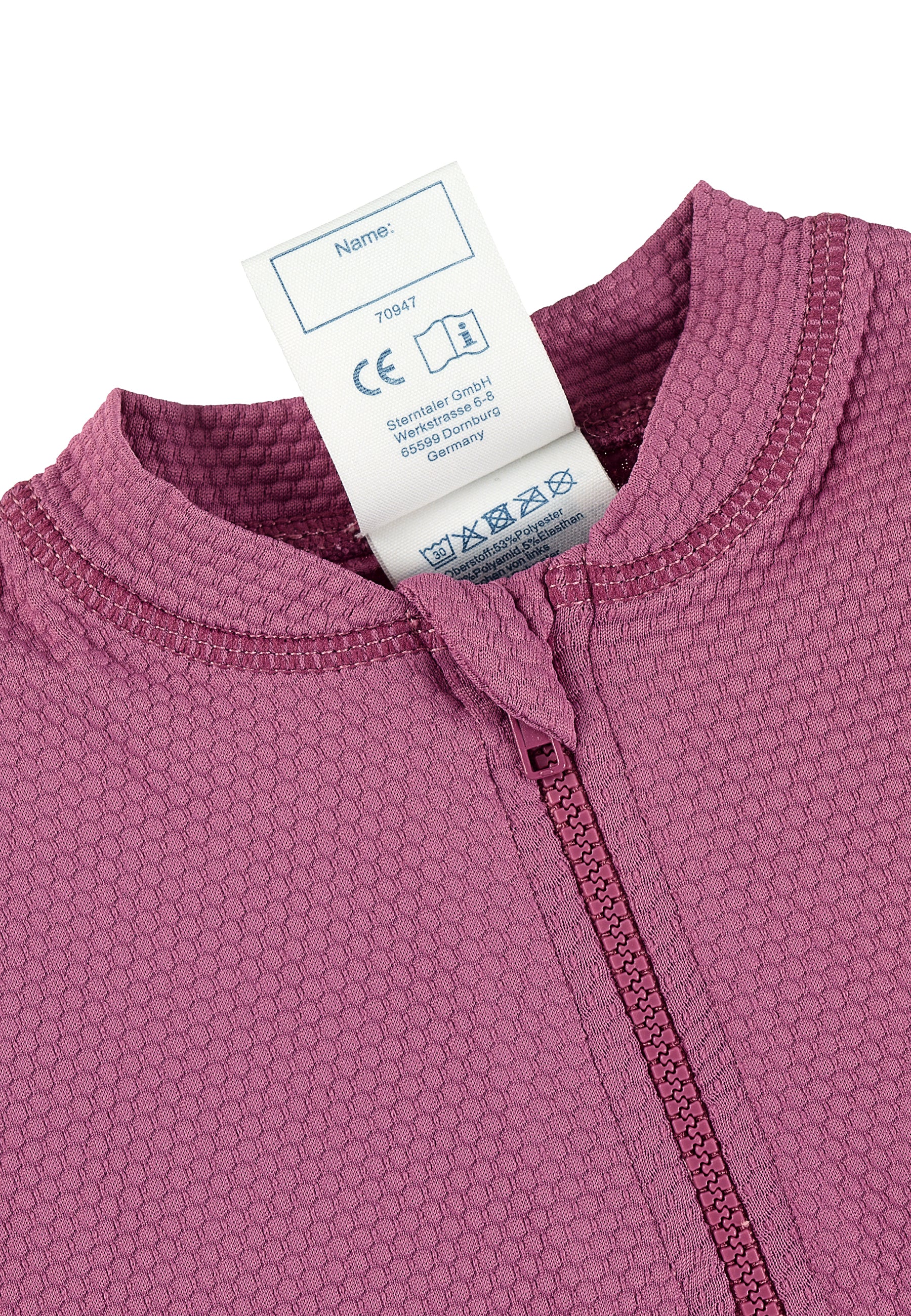 Schwimmshirt aus Strukturmaterial