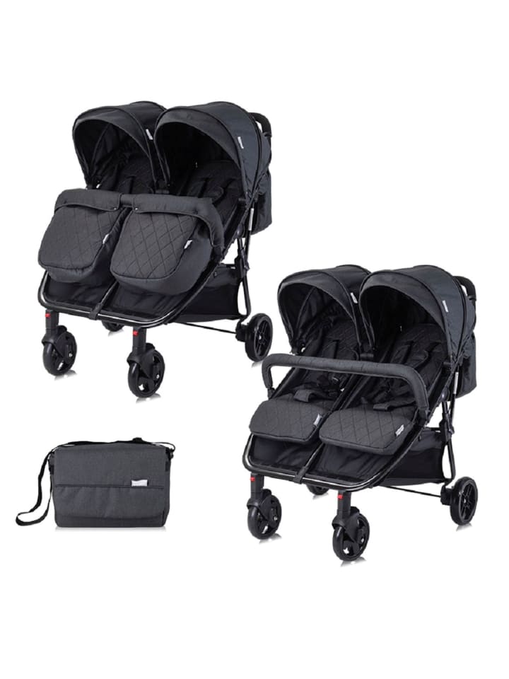 Lorelli Geschwisterkinderwagen Duo in schwarz günstig kaufen onesize