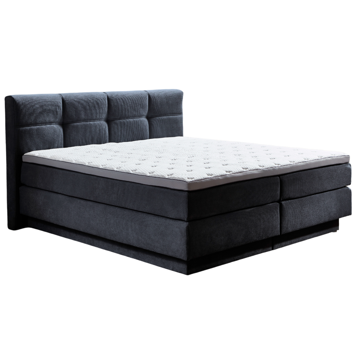 Sun Garden Boxspringbett Portage mit Bettkasten Petrol 180 x 200 cm