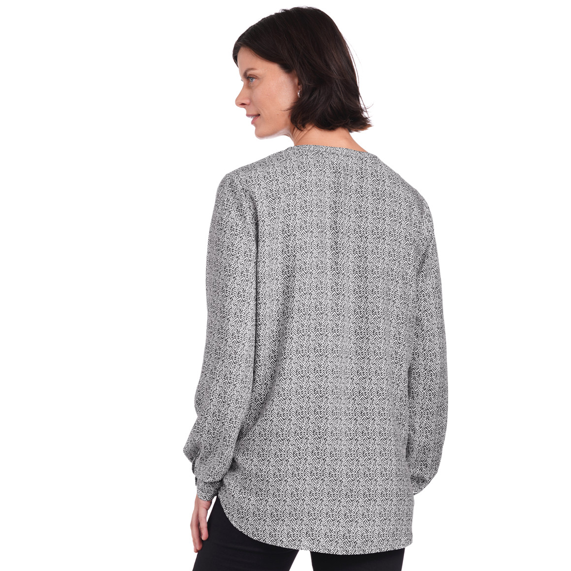 Damen Bluse mit Allover-Muster