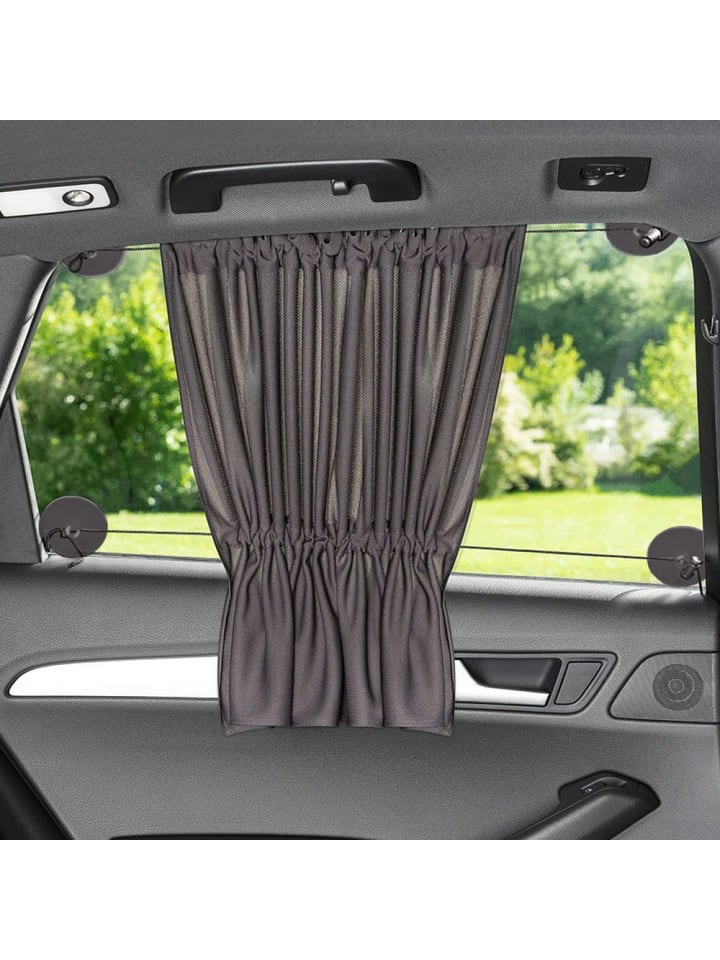 Zamboo Universal Sonnenschutz fürs Auto mit Vorhang-Funktion in schwarz günstig kaufen onesize