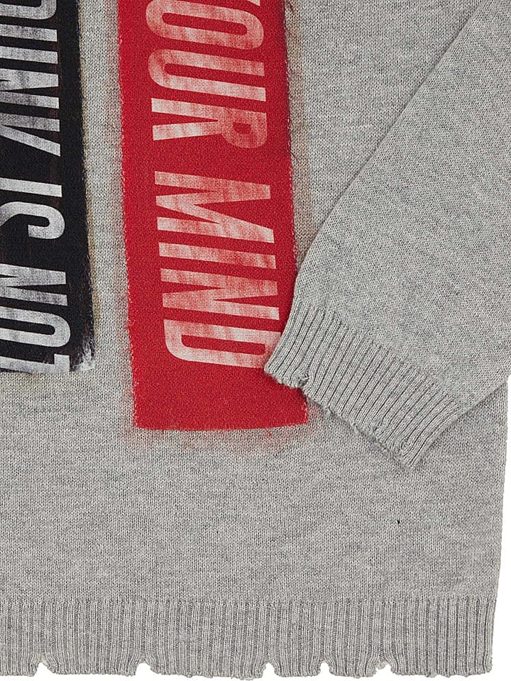 Benetton Pullover in Grau günstig kaufen 116/122