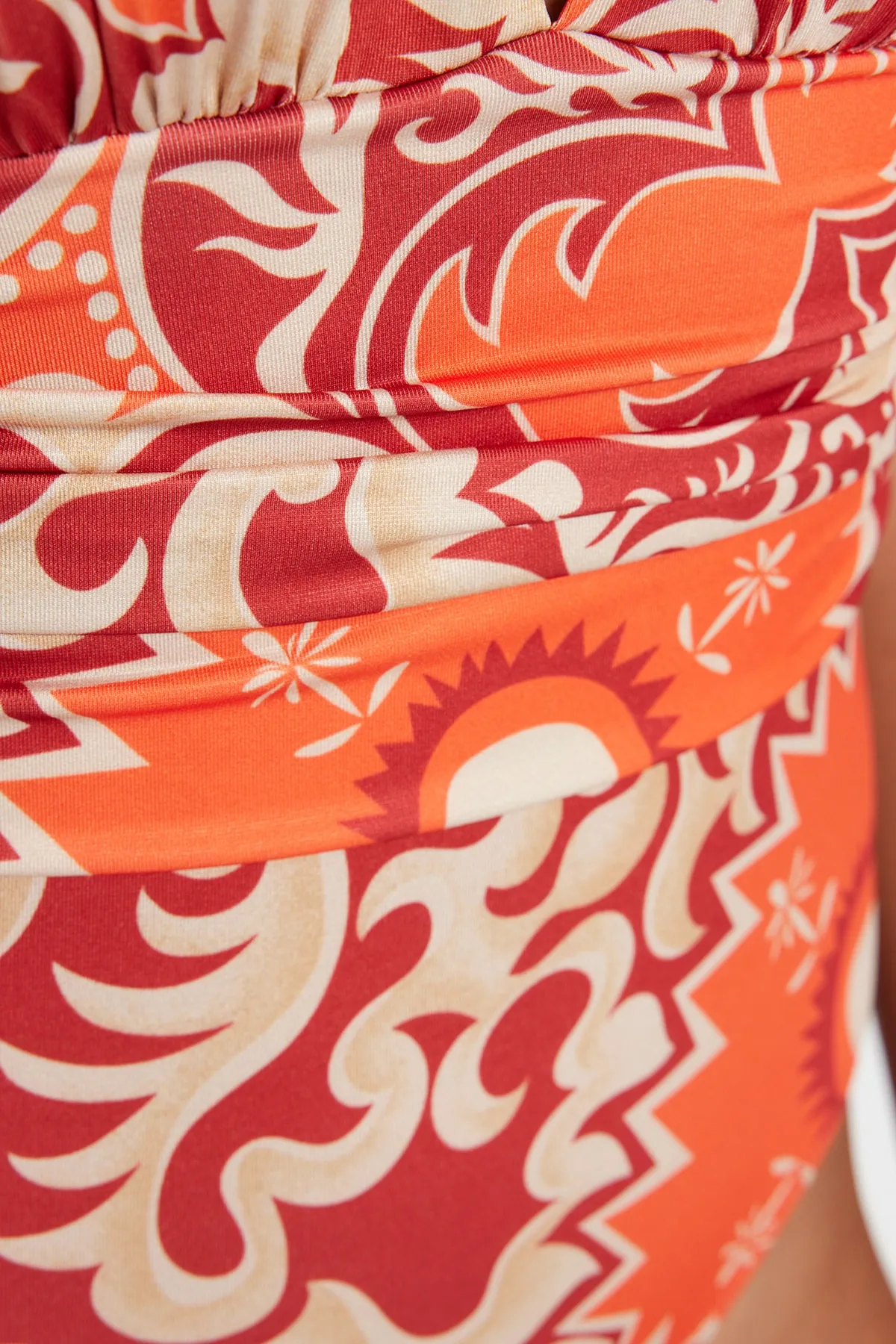 Trendyol Collection  Badeanzug - Mehrfarbig - Ethno-Muster