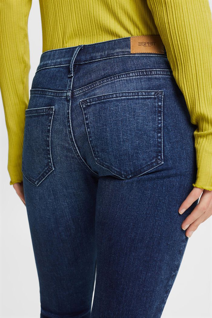 Skinny Jeans mit niedrigem Bund