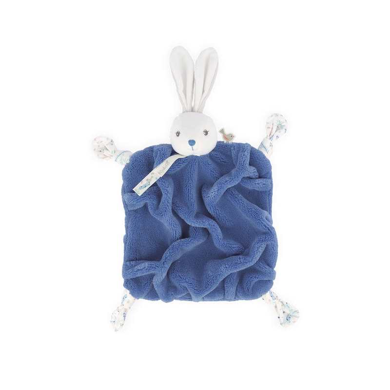 Doudou lapin bleu océan Plume 20 cm Kaloo
