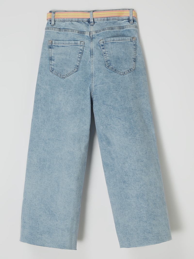 Slim Fit High Waist Jeans mit Stretch-Anteil in hellblau