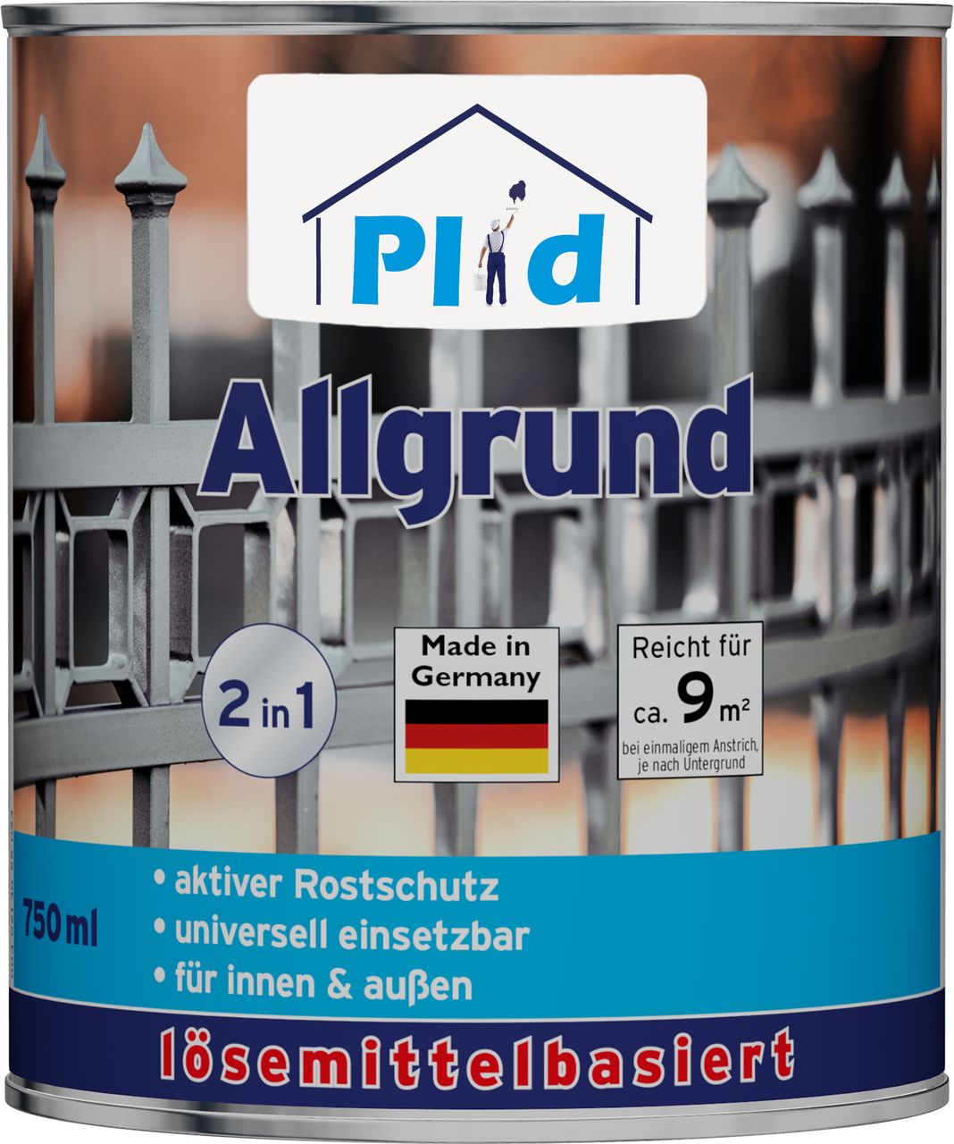Plid Premium Allgrund Rostgrundierung Grundierung Weiß