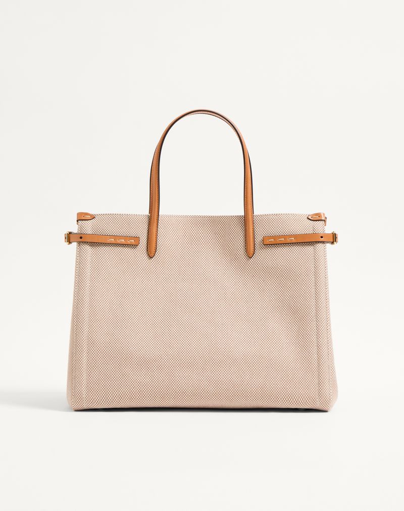 Valentino Garavani Antibes middelgrote canvas boodschappentas