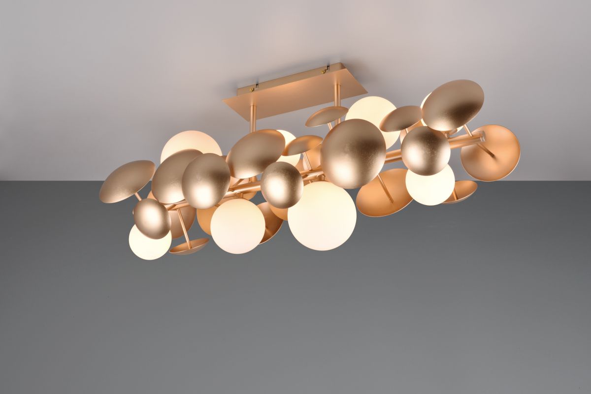 TRIO 8-flg AGL Deckenlampe Bubble