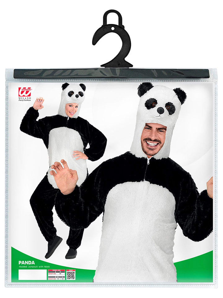 Carnival Party Kostümoverall ''Panda'' in Schwarz/ Weiß günstig kaufen