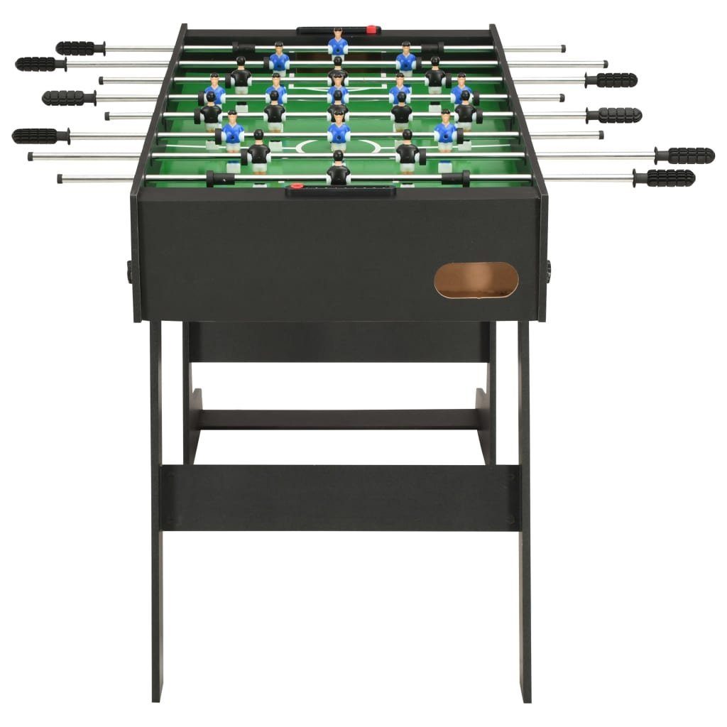 vidaXL Kickertisch Klappbarer Kickertisch 121 x 61 x 80 cm Schwarz