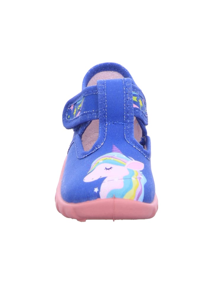 Fischer Markenschuh Hausschuh in blau günstig kaufen