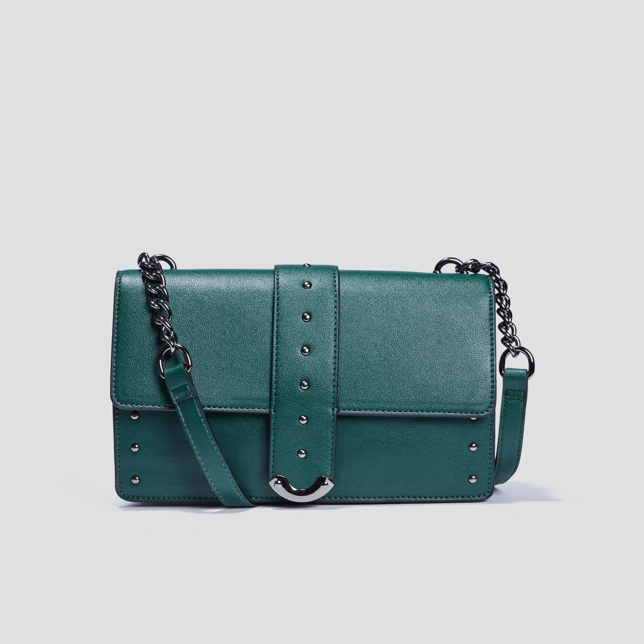 Sac pochette en bandoulière vert femme | La Halle