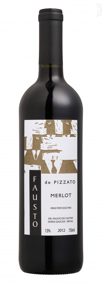 Pizzato - Merlot Pizzato Vin Rouge●AOC de Serra Gaucha 2020 75cl