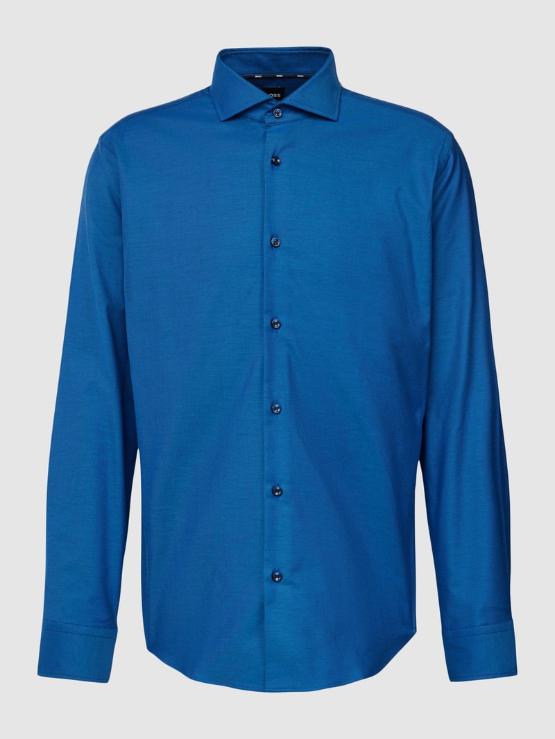 Regular Fit Business-Hemd von BOSS Modell 'JOE' in royalblau
