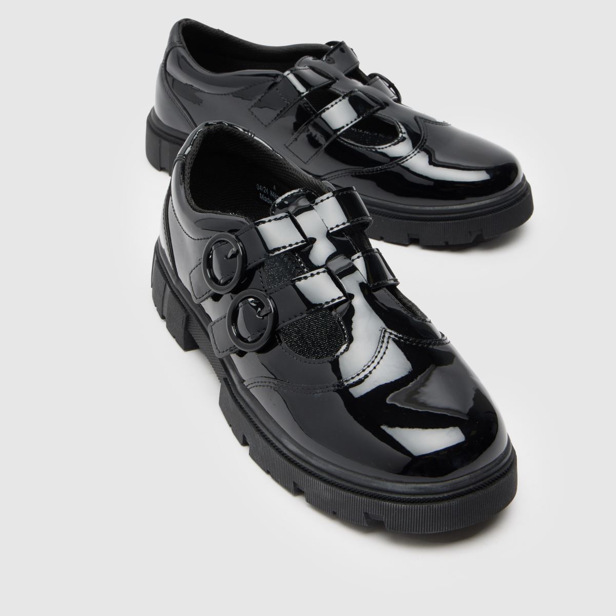 Schuh fekete lovey tbar lányka ifjúsági cipő