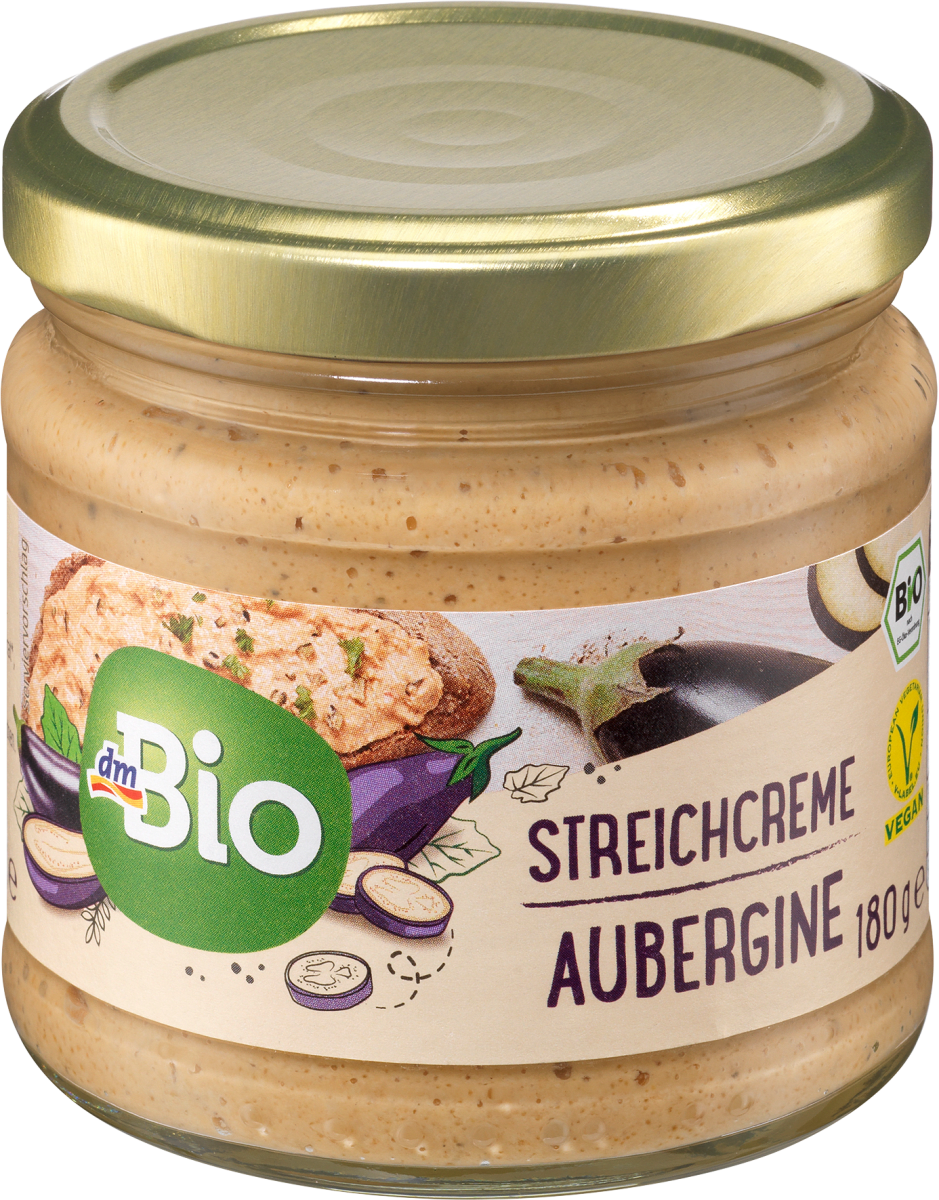 Streichcreme Aubergine, 180 g