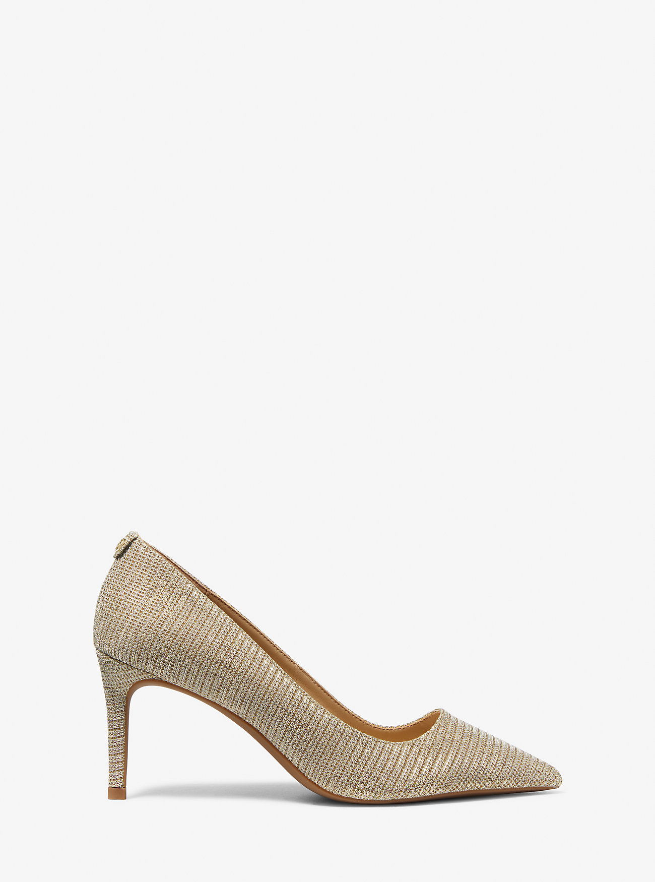 Alina Flex Glitter Chain-Mesh Pumps - BLEKEGYLL