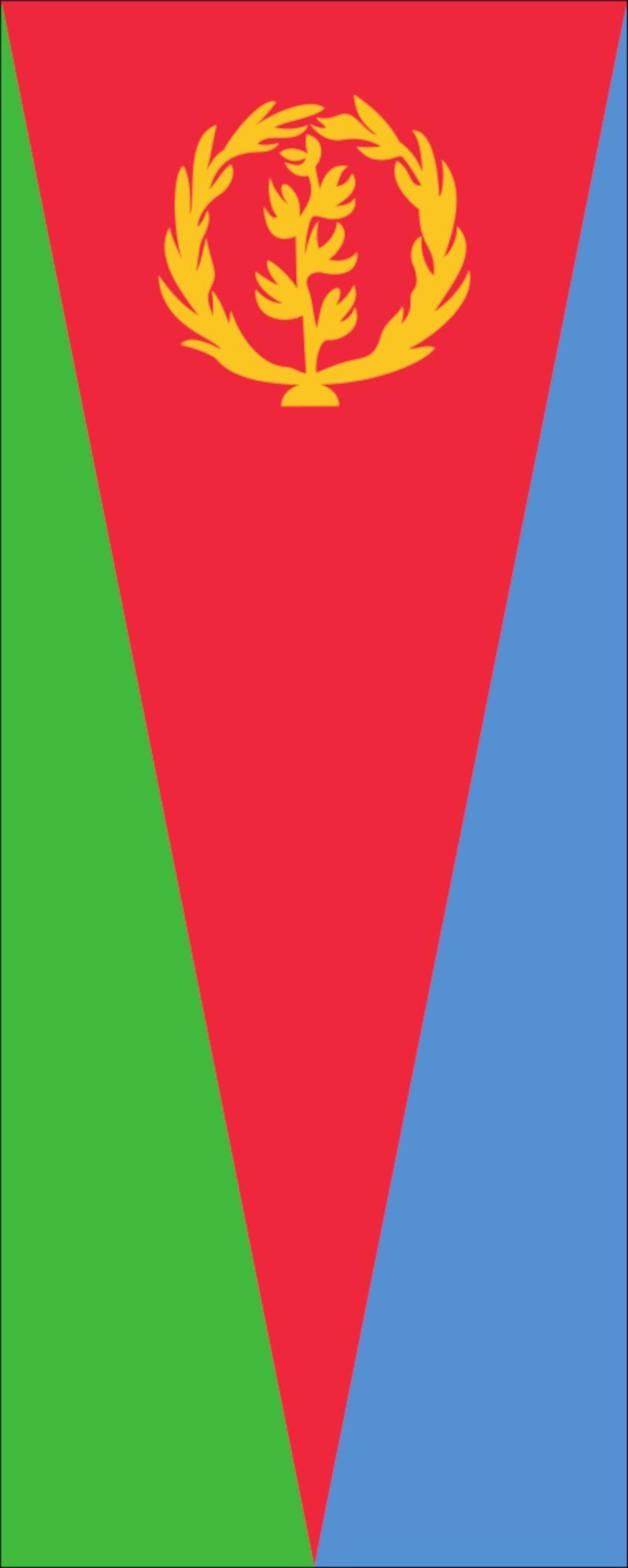 flaggenmeer Flagge Flagge Eritrea 110 g/m² Hochformat