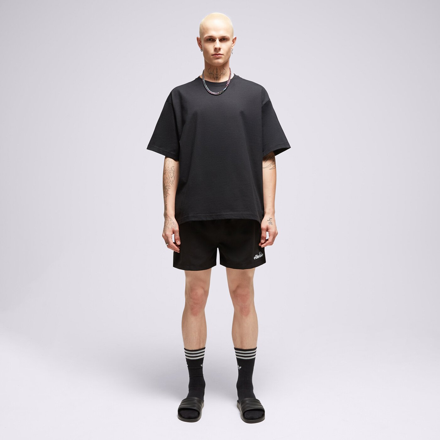 ELLESSE SHORTS LAMINA SWIM SHORT BLK Schwarz