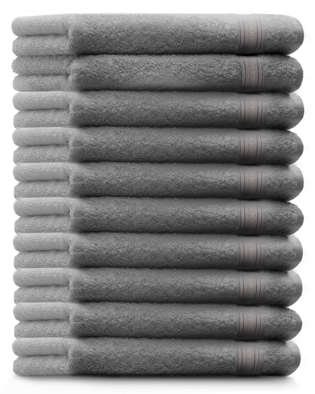 Betz Gästehandtücher 10 Stück Gästetücher GOLD Qualität 600 g/m² 30x50 cm, 100% Baumwolle