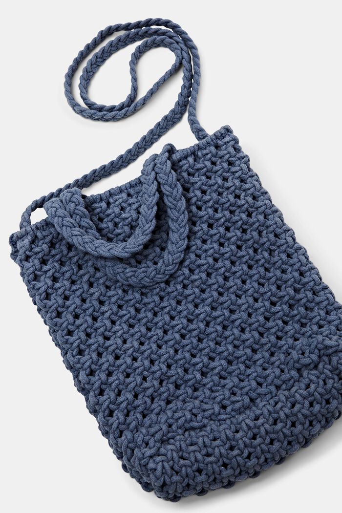 Mini Tote Bag aus 100 % gehäkelter Baumwolle