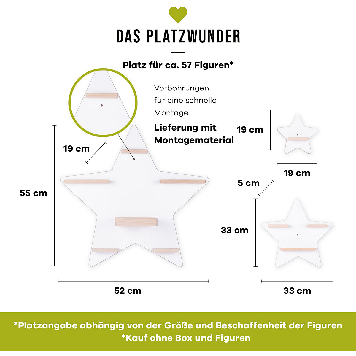 Kollektion Sterne, weiß