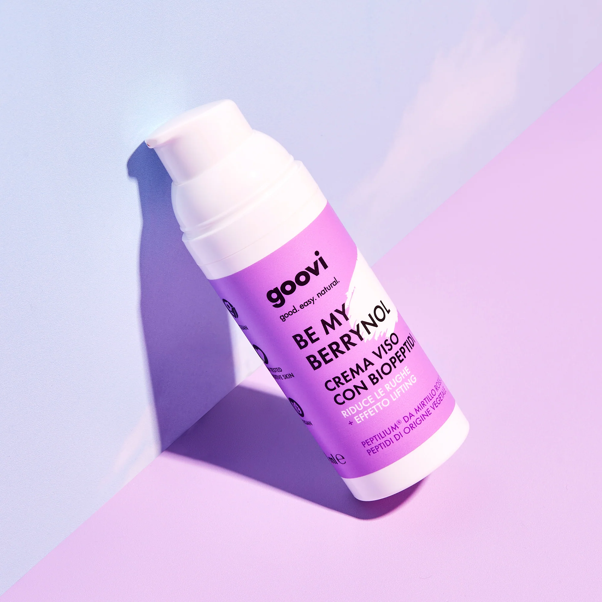 Creme facial BE MY BERRYNOL com biopeptídeos - tratamento facial antirrugas de 24 horas, tratamento lifting facial de 24 horas