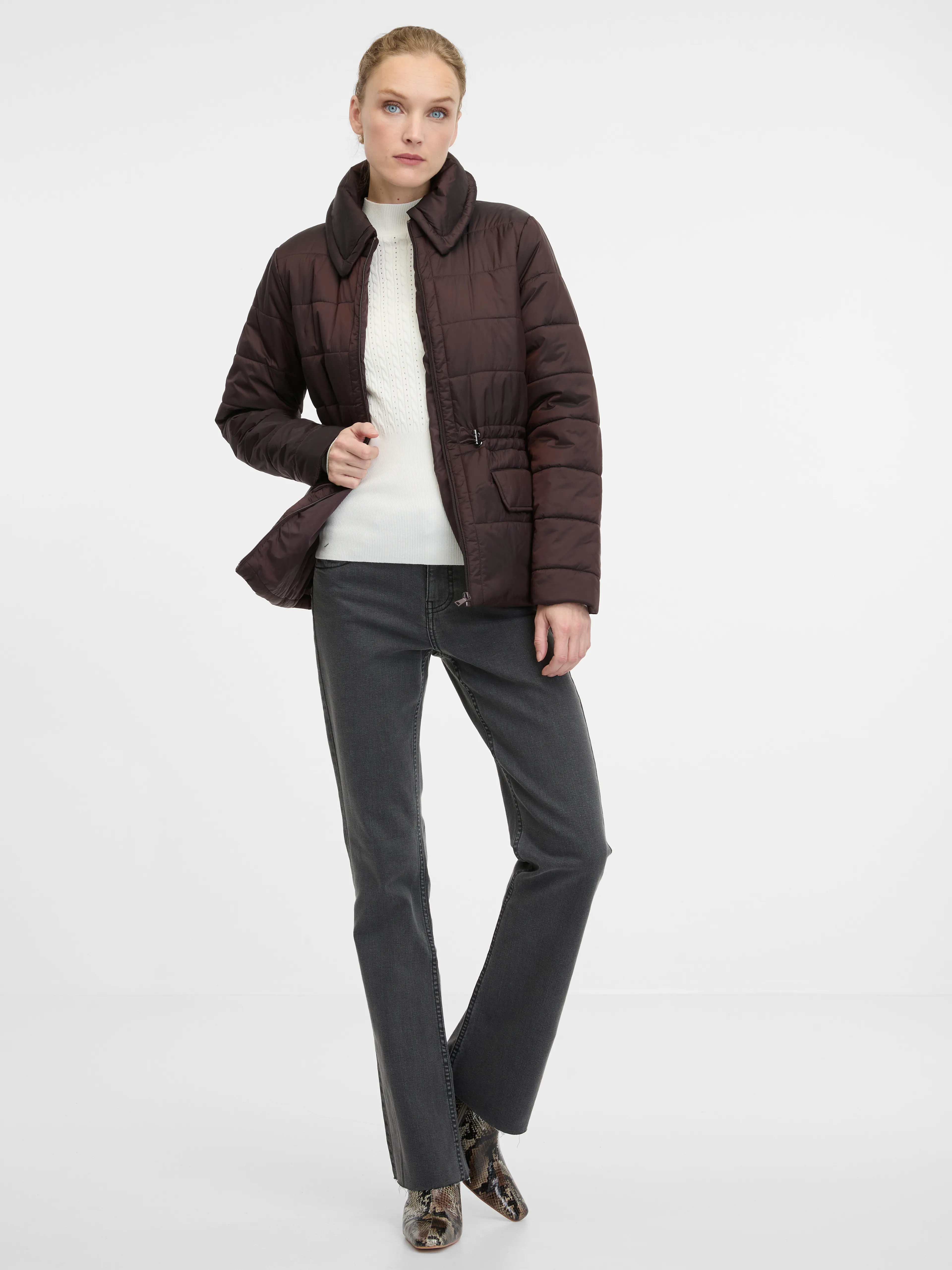 Braune Damen-Winterjacke ORSAY