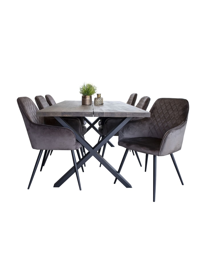 ebuy24 Essgruppe Moss 3 (7-teilig) Violett 95 x 200 cm günstig kaufen onesize