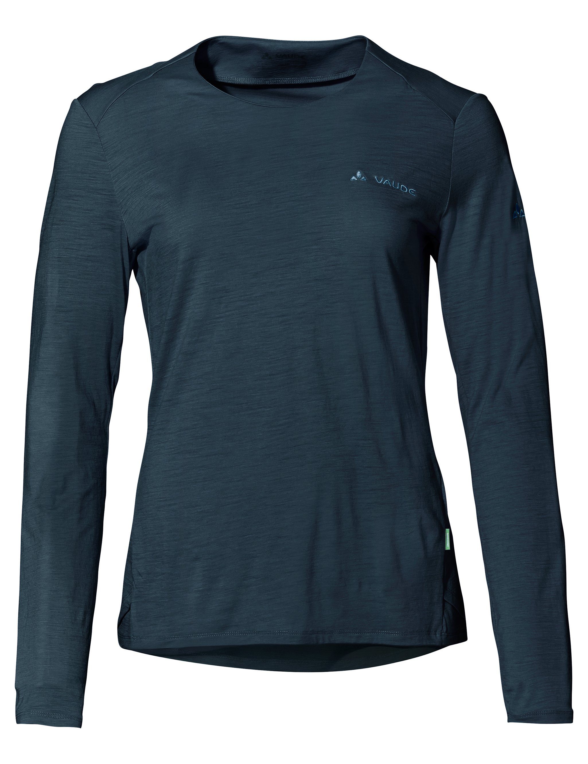 VAUDE T-Shirt Women's Yaras LS Wool Shirt (1-tlg) Grüner Knopf