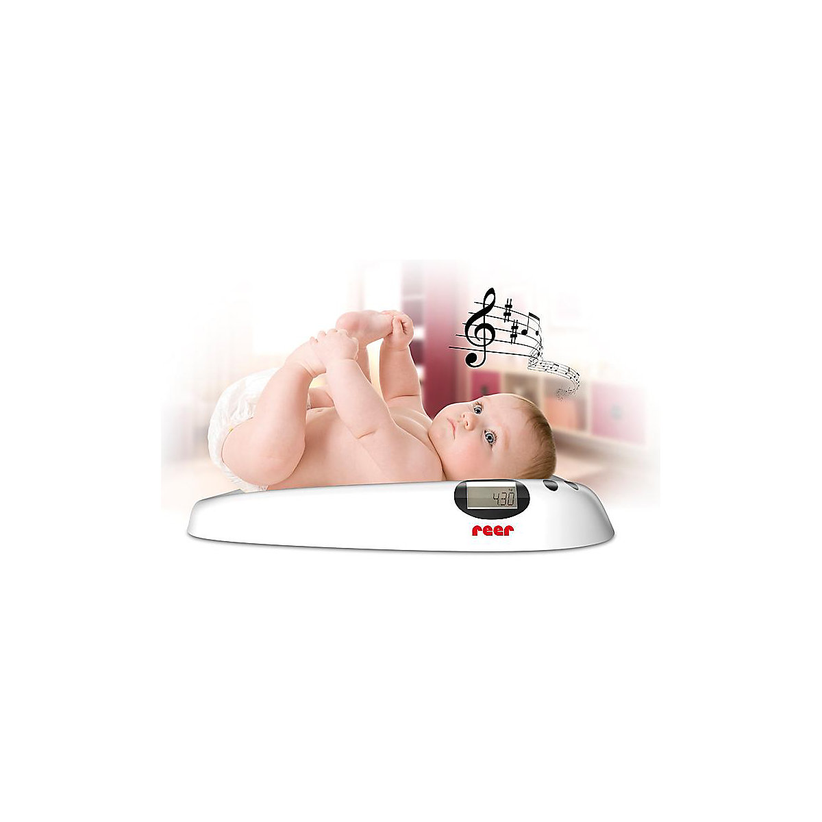 Babywaage mit Musik