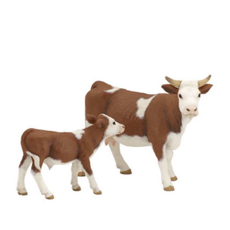 Figurine vache simmental Papo