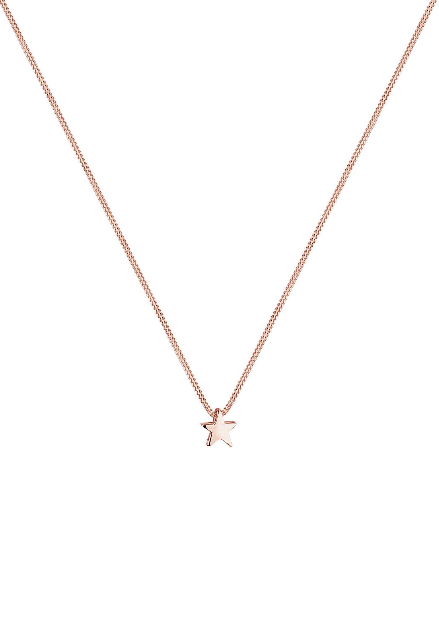 Colgante Elli para mujer con estrella de filigrana en plata de ley 925.