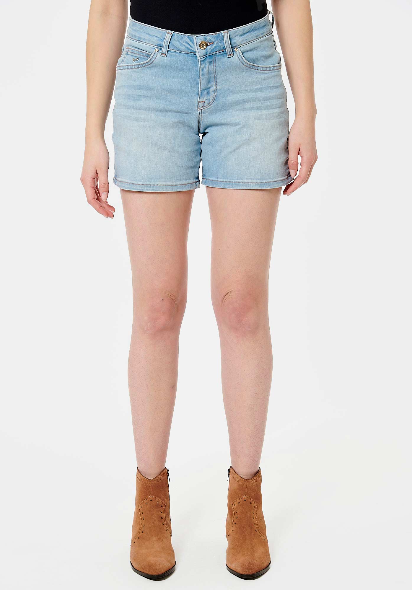 LUCA   Short en jean blanc Femme