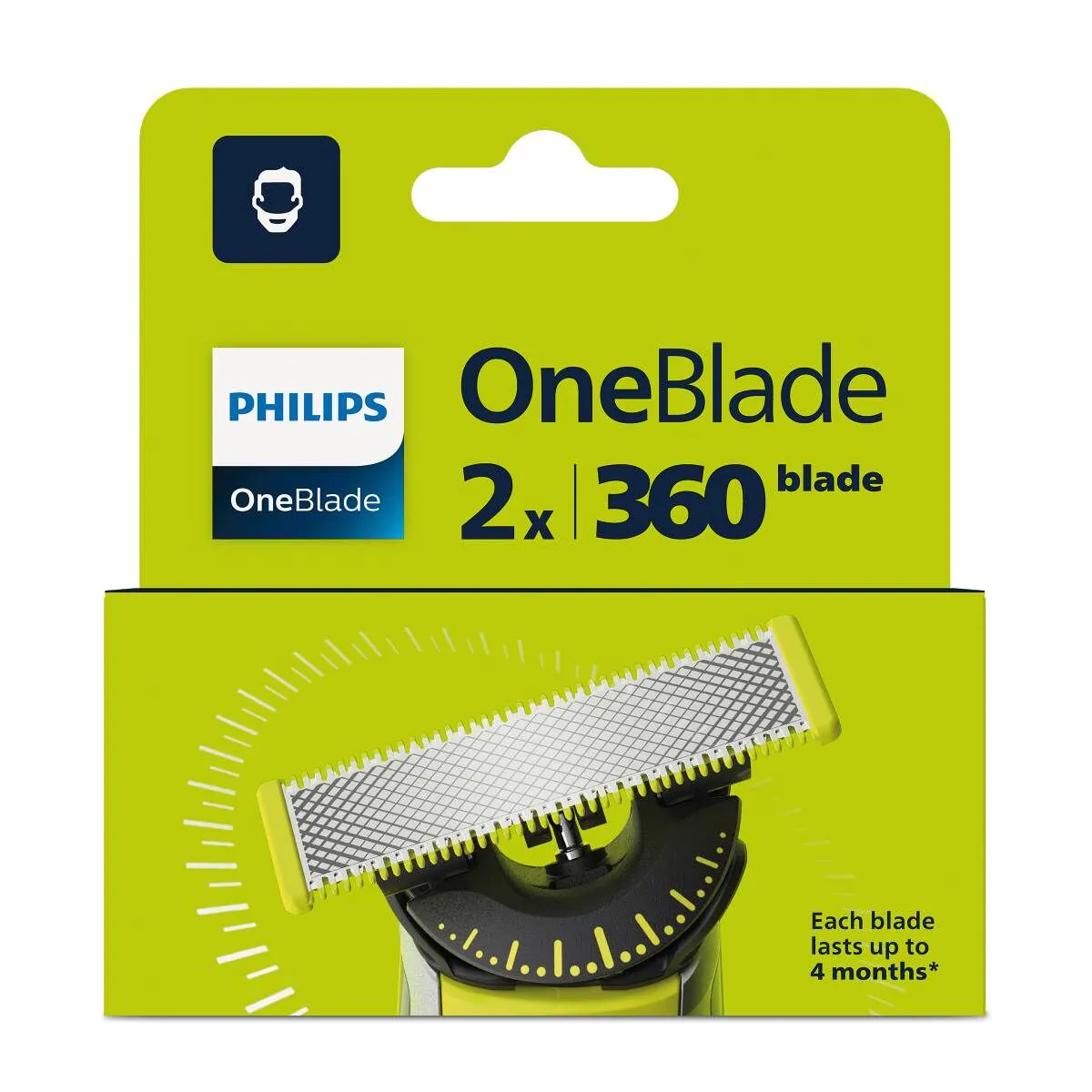 „Philips One Blade 360“ keičiami peiliukai, QP420/50