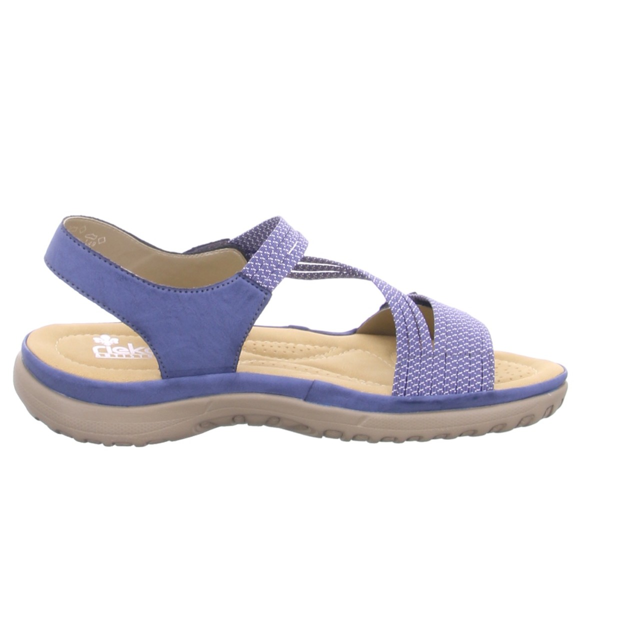 RIEKER Klassische Sandalen blau