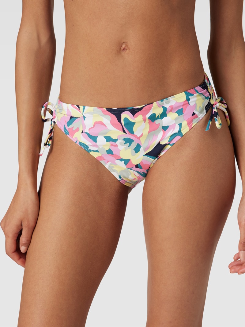 Bikini mit Allover-Muster Modell 'CARILO' in marineblau